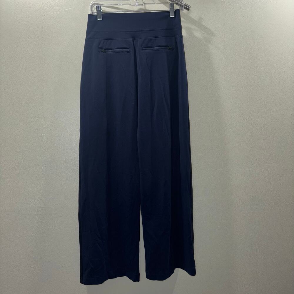 Athleta Venice Colorblock Wide Leg Pant Navy/Black Sculptek Light XS - Picture 5 of 12